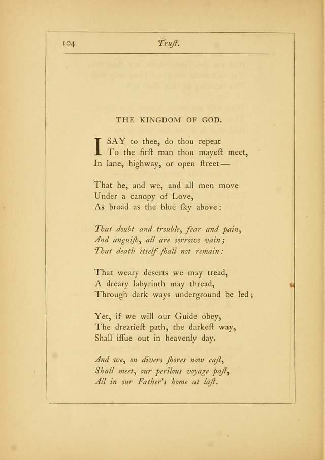 Hymns of the Ages: being selections from Wither, Cranshaw, Southwell, Habington, and other sources (2nd series) page 104