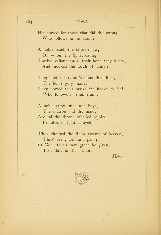 Hymns of the Ages: being selections from Wither, Cranshaw, Southwell, Habington, and other sources (2nd series) page 184