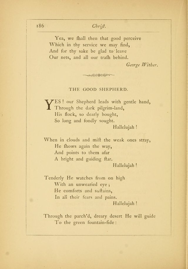 Hymns of the Ages: being selections from Wither, Cranshaw, Southwell, Habington, and other sources (2nd series) page 186