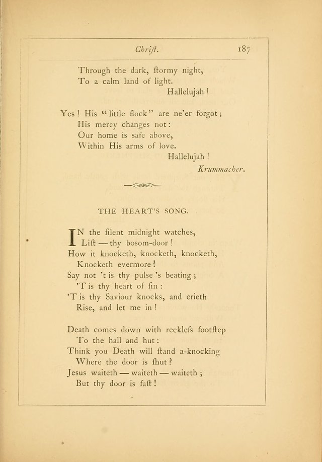 Hymns of the Ages: being selections from Wither, Cranshaw, Southwell, Habington, and other sources (2nd series) page 187