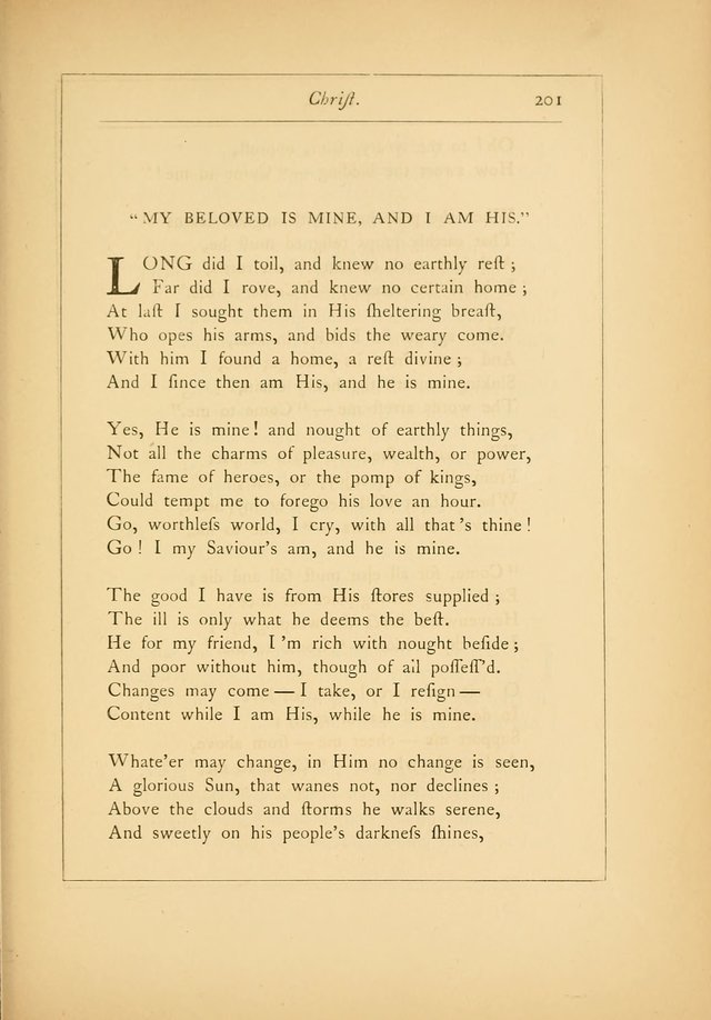 Hymns of the Ages: being selections from Wither, Cranshaw, Southwell, Habington, and other sources (2nd series) page 201