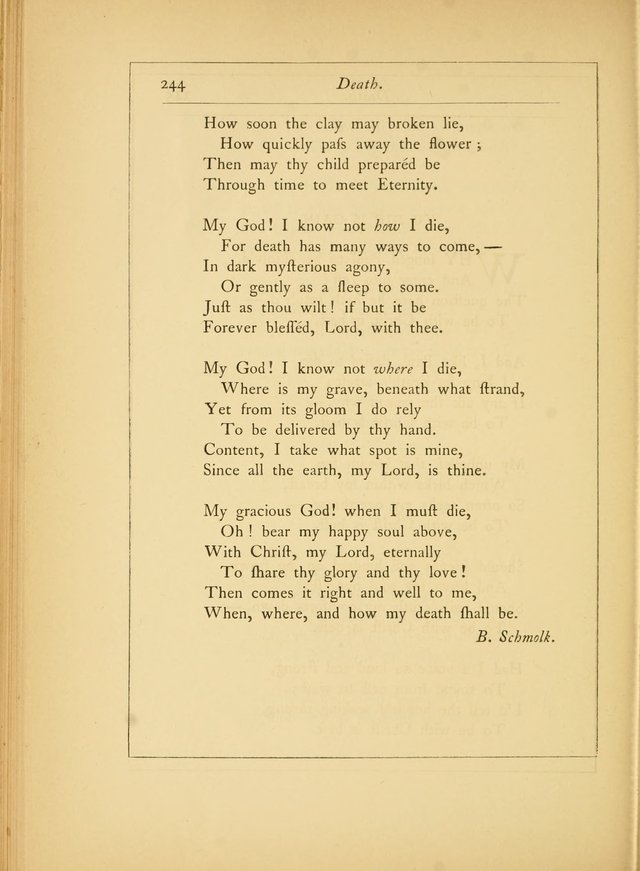 Hymns of the Ages: being selections from Wither, Cranshaw, Southwell, Habington, and other sources (2nd series) page 244