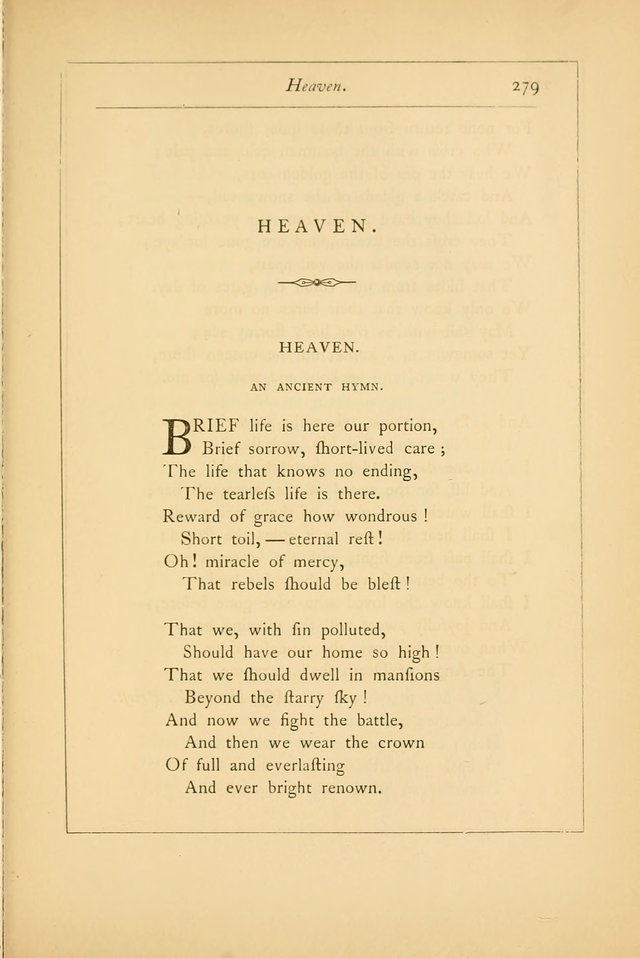 Hymns of the Ages: being selections from Wither, Cranshaw, Southwell, Habington, and other sources (2nd series) page 279