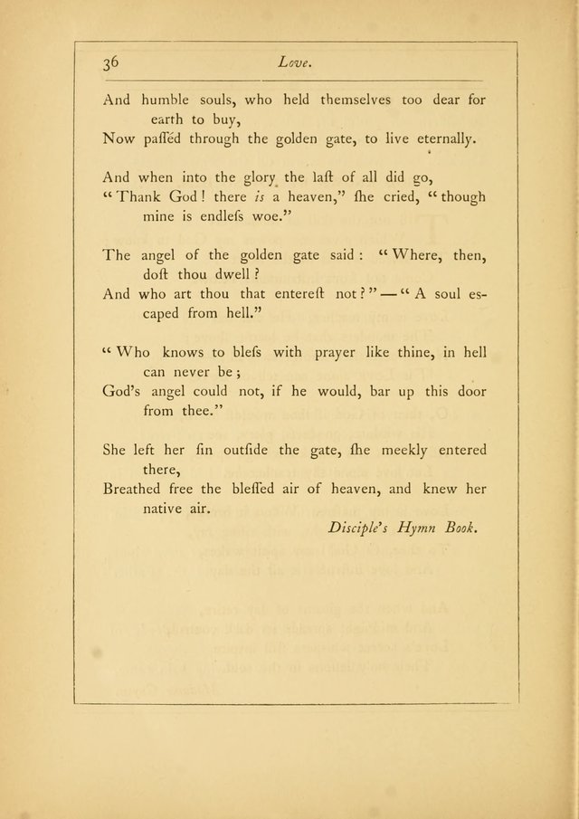 Hymns of the Ages: being selections from Wither, Cranshaw, Southwell, Habington, and other sources (2nd series) page 36