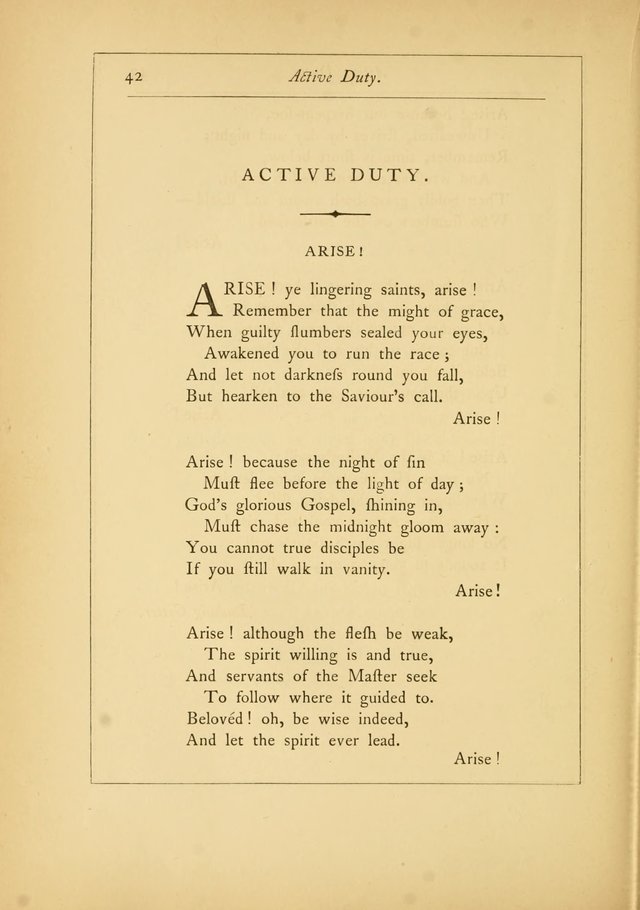 Hymns of the Ages: being selections from Wither, Cranshaw, Southwell, Habington, and other sources (2nd series) page 42