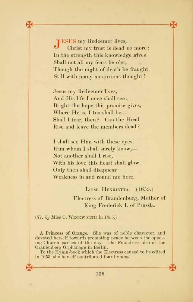 Hymns of the Christian Centuries page 108