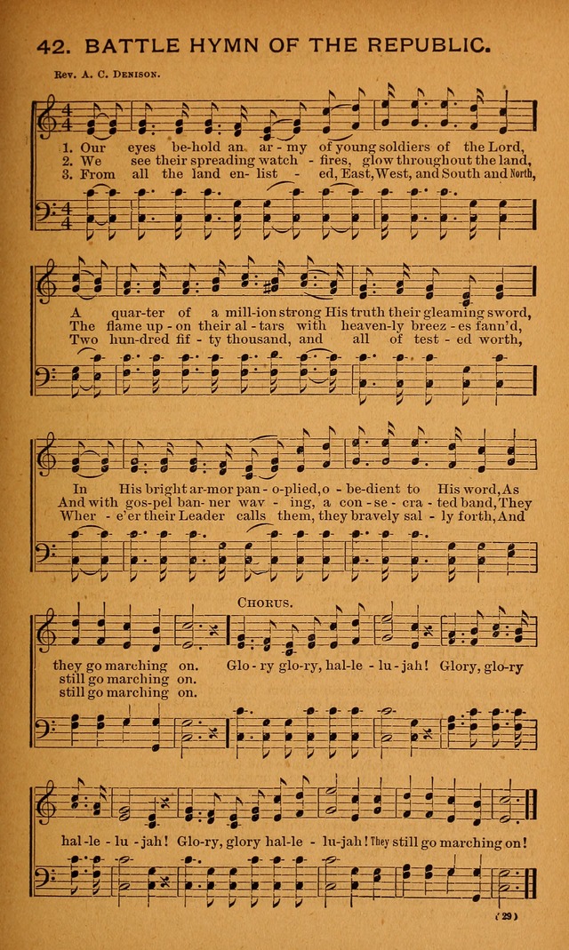 Y.P.S.C.E. Hymns of Christian Endeavor page 29