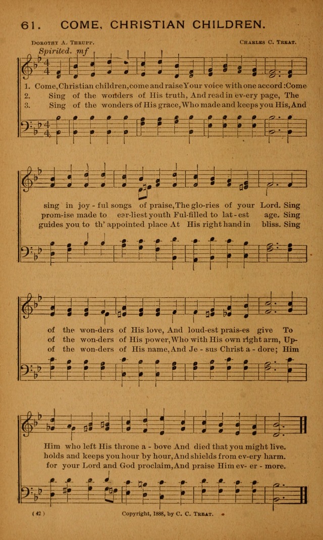 Y.P.S.C.E. Hymns of Christian Endeavor page 42