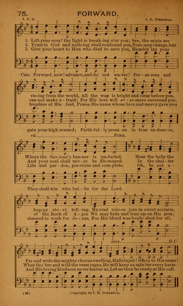 Y.P.S.C.E. Hymns of Christian Endeavor page 50