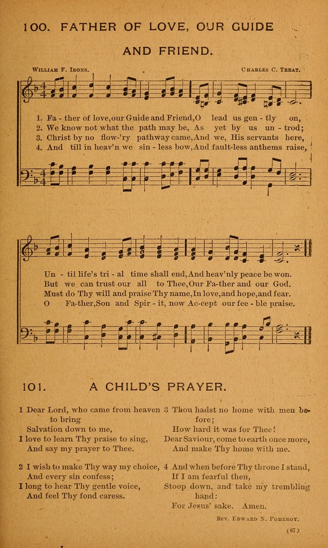 Y.P.S.C.E. Hymns of Christian Endeavor page 67