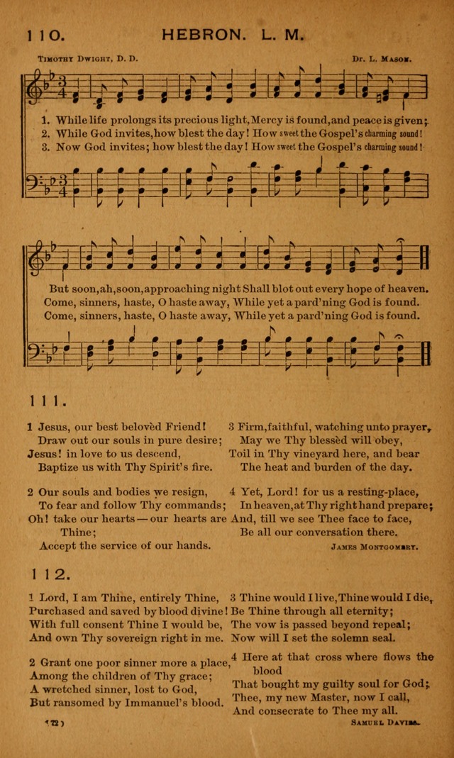 Y.P.S.C.E. Hymns of Christian Endeavor page 72