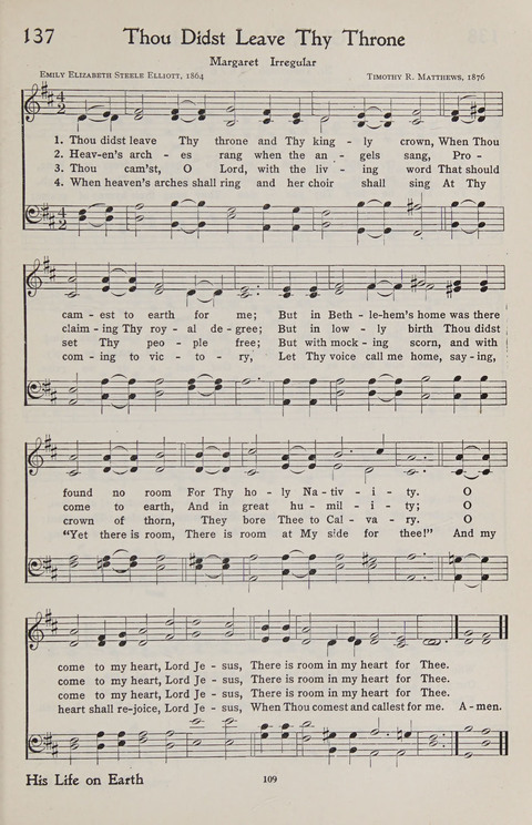 Hymns of the Christian Life page 107