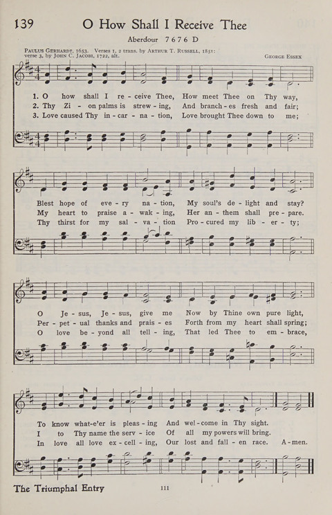 Hymns of the Christian Life page 109