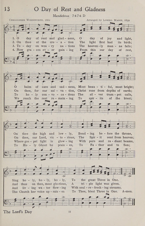 Hymns of the Christian Life page 11