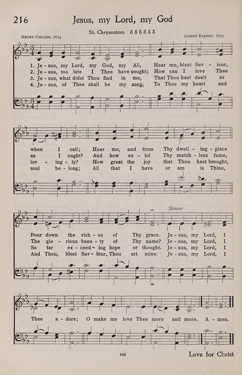 Hymns of the Christian Life page 166