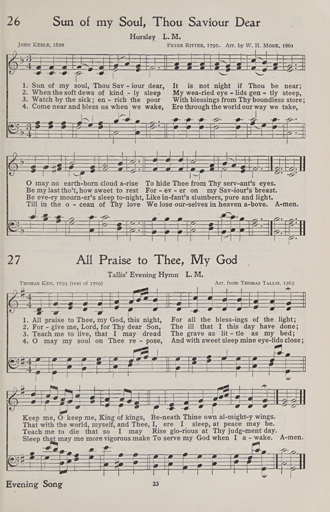 Hymns of the Christian Life page 23