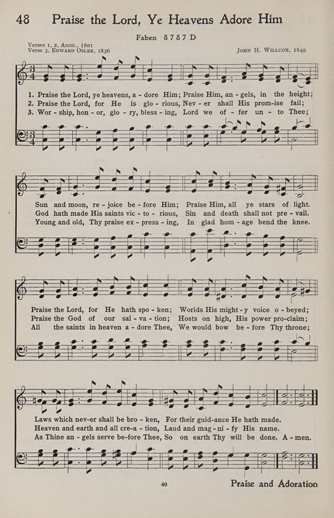 Hymns of the Christian Life page 38