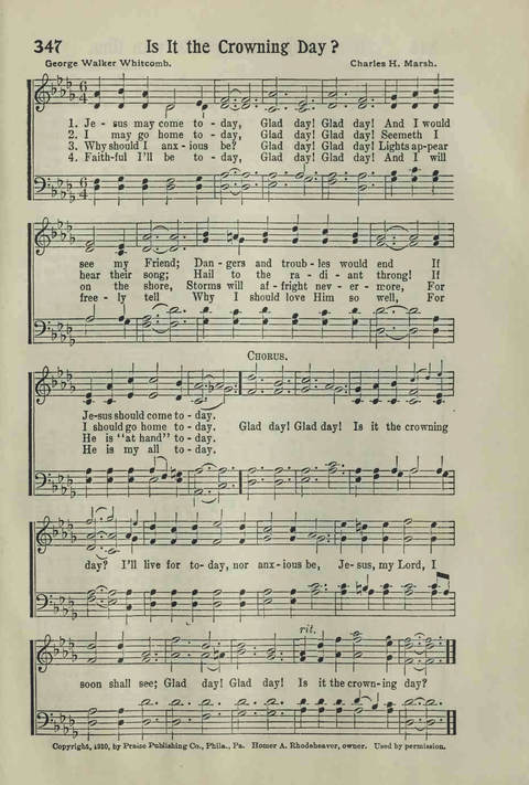 Hymns of the Christian Life page 287