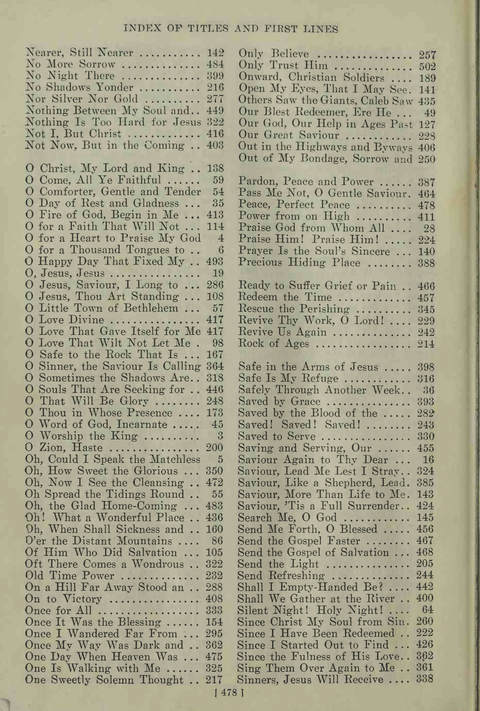 Hymns of the Christian Life page 476