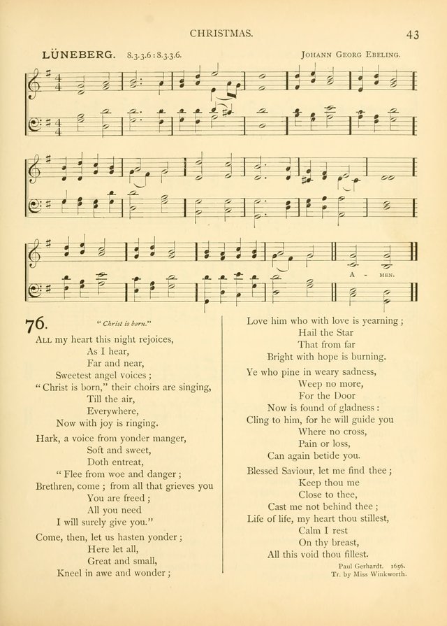 Hymns of the Church Universal page 58