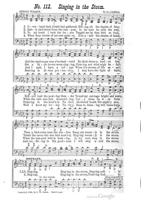 The Harp of Glory: The Best Old Hymns, the Best New Hymns, the cream of song for all religious work and workship (With supplement) page 112