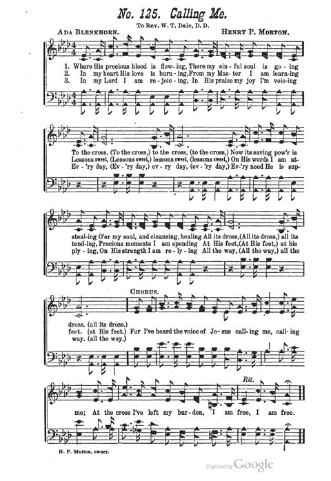 The Harp of Glory: The Best Old Hymns, the Best New Hymns, the cream of song for all religious work and workship (With supplement) page 125