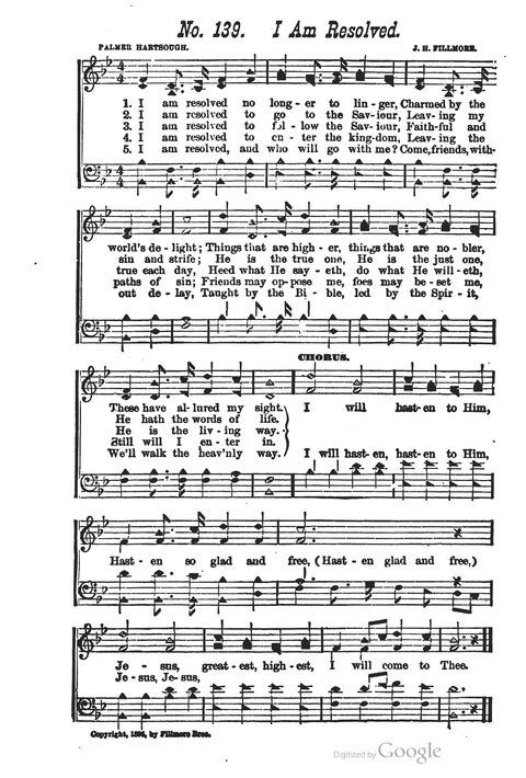 The Harp of Glory: The Best Old Hymns, the Best New Hymns, the cream of song for all religious work and workship (With supplement) page 139