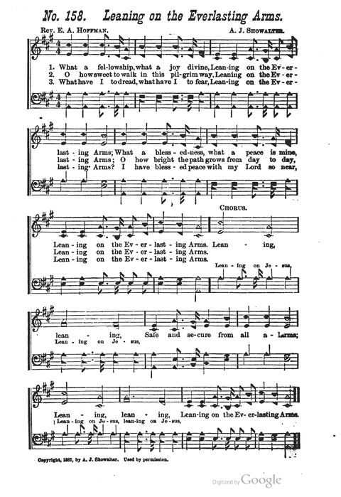 The Harp of Glory: The Best Old Hymns, the Best New Hymns, the cream of song for all religious work and workship (With supplement) page 158