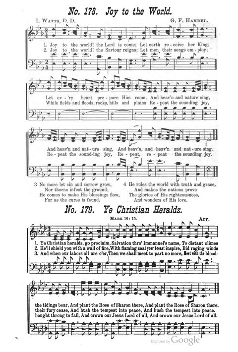 The Harp of Glory: The Best Old Hymns, the Best New Hymns, the cream of song for all religious work and workship (With supplement) page 177