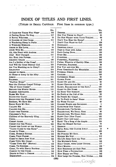 The Harp of Glory: The Best Old Hymns, the Best New Hymns, the cream of song for all religious work and workship (With supplement) page 220