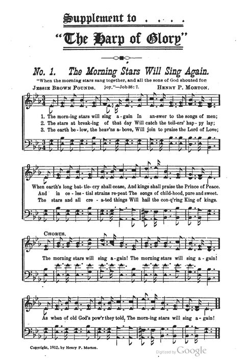 The Harp of Glory: The Best Old Hymns, the Best New Hymns, the cream of song for all religious work and workship (With supplement) page 223