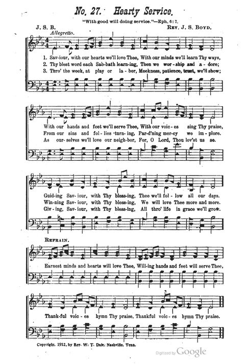 The Harp of Glory: The Best Old Hymns, the Best New Hymns, the cream of song for all religious work and workship (With supplement) page 247