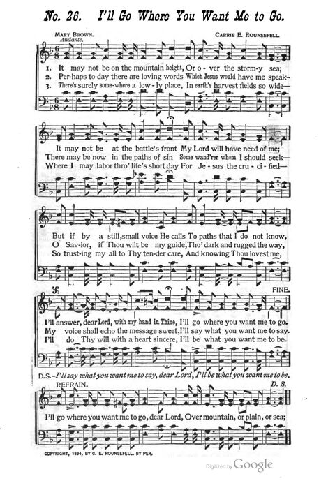 The Harp of Glory: The Best Old Hymns, the Best New Hymns, the cream of song for all religious work and workship (With supplement) page 26