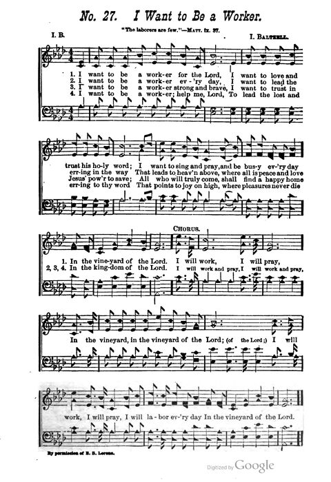 The Harp of Glory: The Best Old Hymns, the Best New Hymns, the cream of song for all religious work and workship (With supplement) page 27