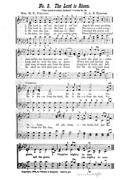 The Harp of Glory: The Best Old Hymns, the Best New Hymns, the cream of song for all religious work and workship (With supplement) page 3