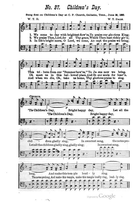 The Harp of Glory: The Best Old Hymns, the Best New Hymns, the cream of song for all religious work and workship (With supplement) page 37