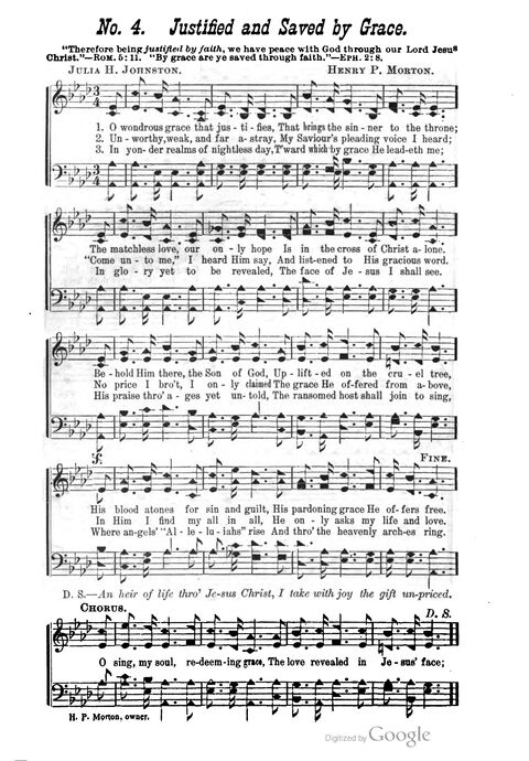 The Harp of Glory: The Best Old Hymns, the Best New Hymns, the cream of song for all religious work and workship (With supplement) page 4