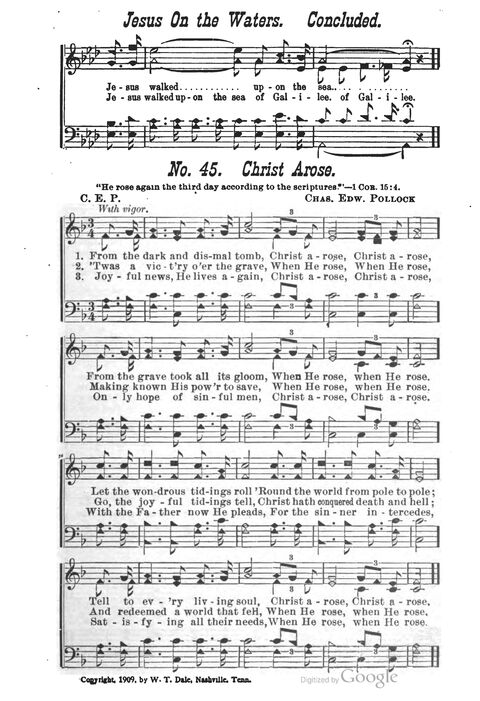 The Harp of Glory: The Best Old Hymns, the Best New Hymns, the cream of song for all religious work and workship (With supplement) page 45