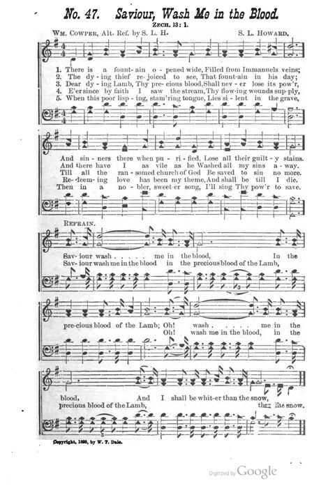 The Harp of Glory: The Best Old Hymns, the Best New Hymns, the cream of song for all religious work and workship (With supplement) page 47