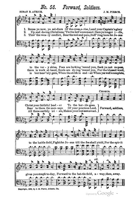 The Harp of Glory: The Best Old Hymns, the Best New Hymns, the cream of song for all religious work and workship (With supplement) page 56