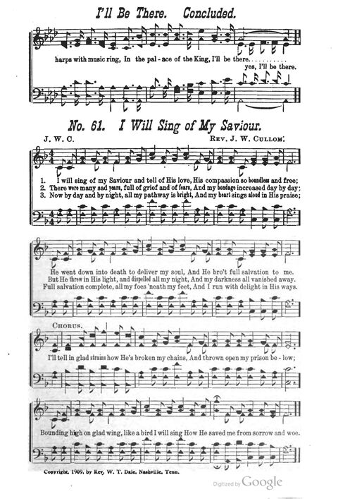 The Harp of Glory: The Best Old Hymns, the Best New Hymns, the cream of song for all religious work and workship (With supplement) page 61