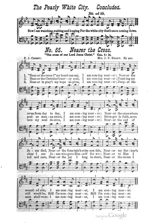 The Harp of Glory: The Best Old Hymns, the Best New Hymns, the cream of song for all religious work and workship (With supplement) page 65