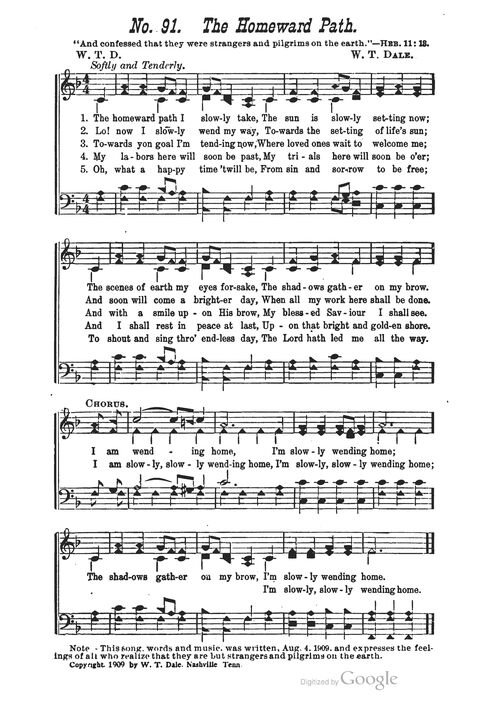 The Harp of Glory: The Best Old Hymns, the Best New Hymns, the cream of song for all religious work and workship (With supplement) page 91