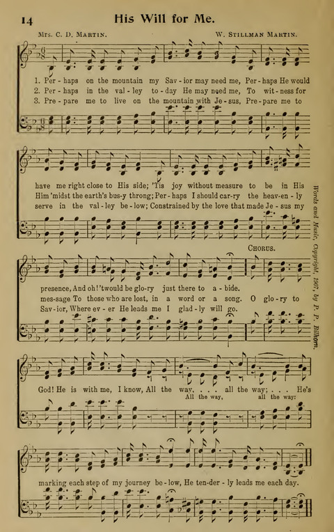 Hymns of His Grace: No. 1 page 12