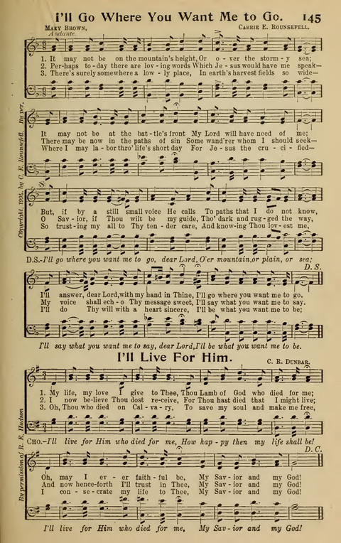 Hymns of His Grace: No. 1 page 143