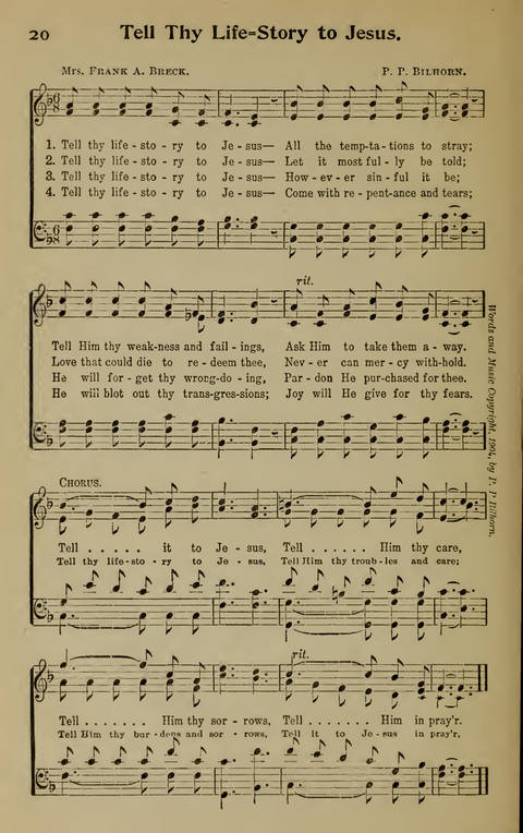 Hymns of His Grace: No. 1 page 18