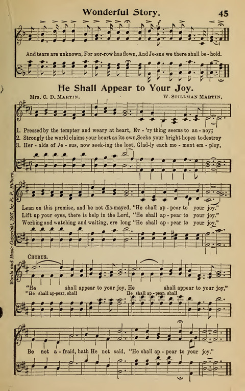 Hymns of His Grace: No. 1 page 43