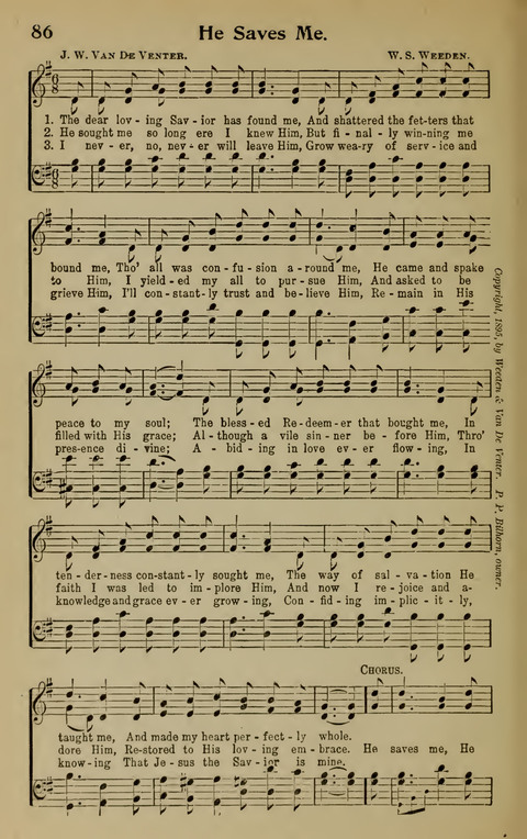 Hymns of His Grace: No. 1 page 84