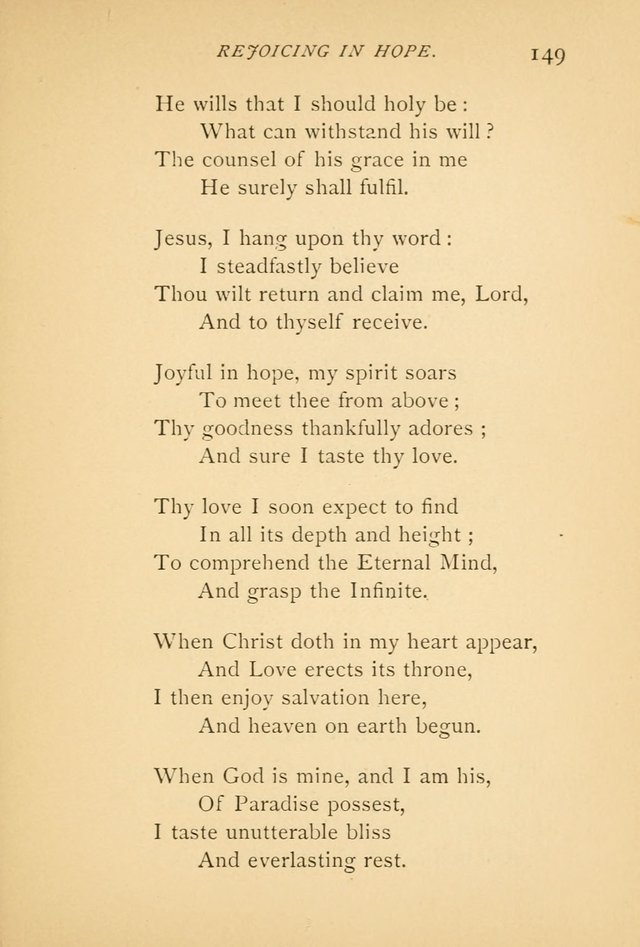 Hymns of the Higher Life page 153