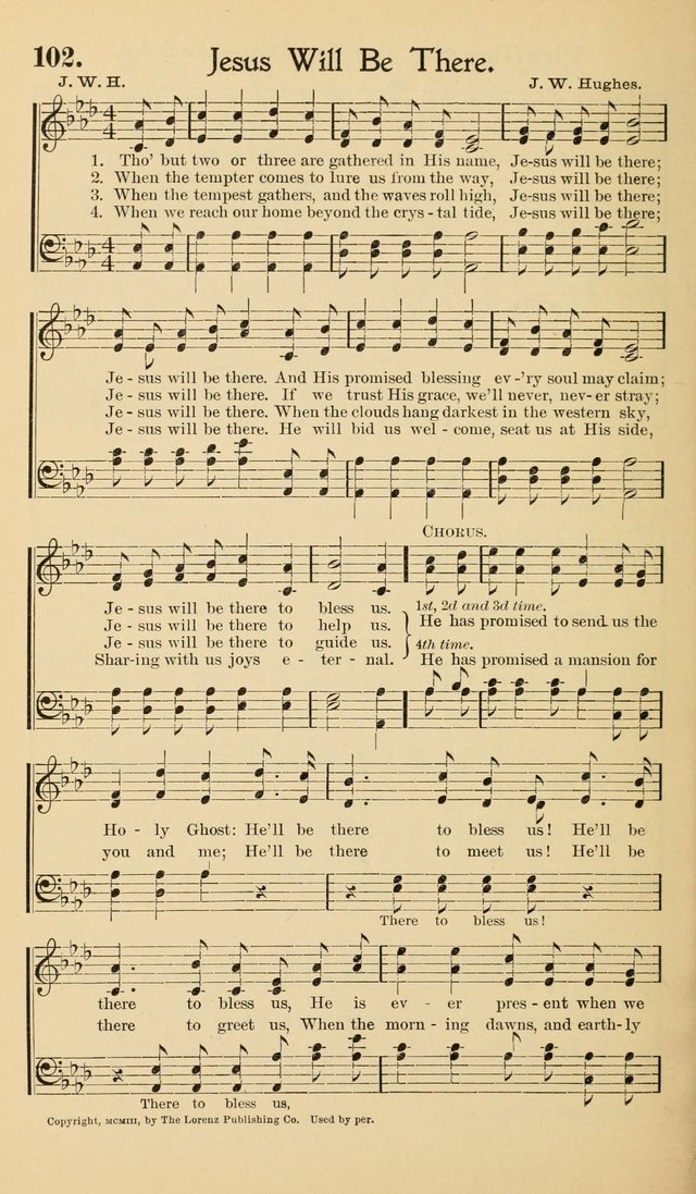 Hymns of the Kingdom: for use in religious meetings page 102